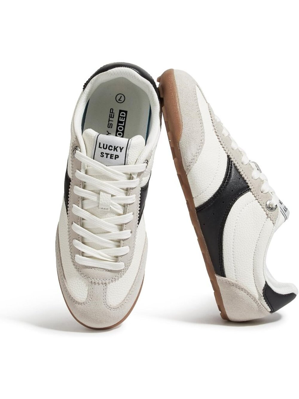 Women's White Retro Fashion Lightweight Non Slip Thin Sole Comfortable Sneakers